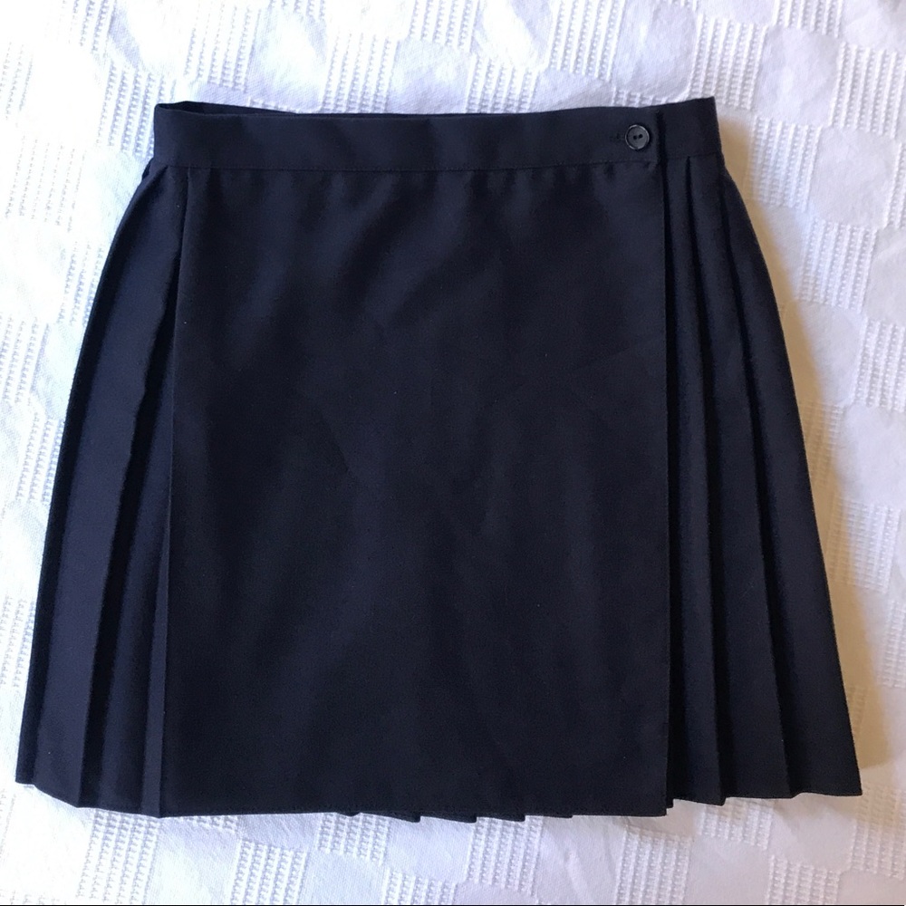 Topshop pleated mini skirt